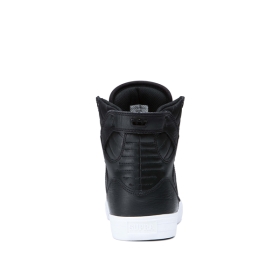 Supra Mens SKYTOP High Top Shoes Black/White | US-81508